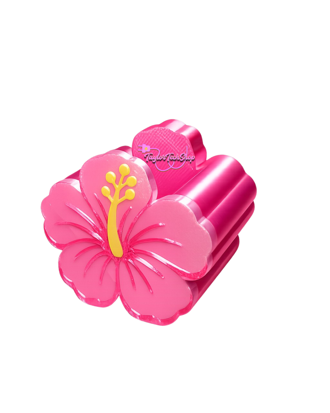 Hibiscus Paper Clip Holder