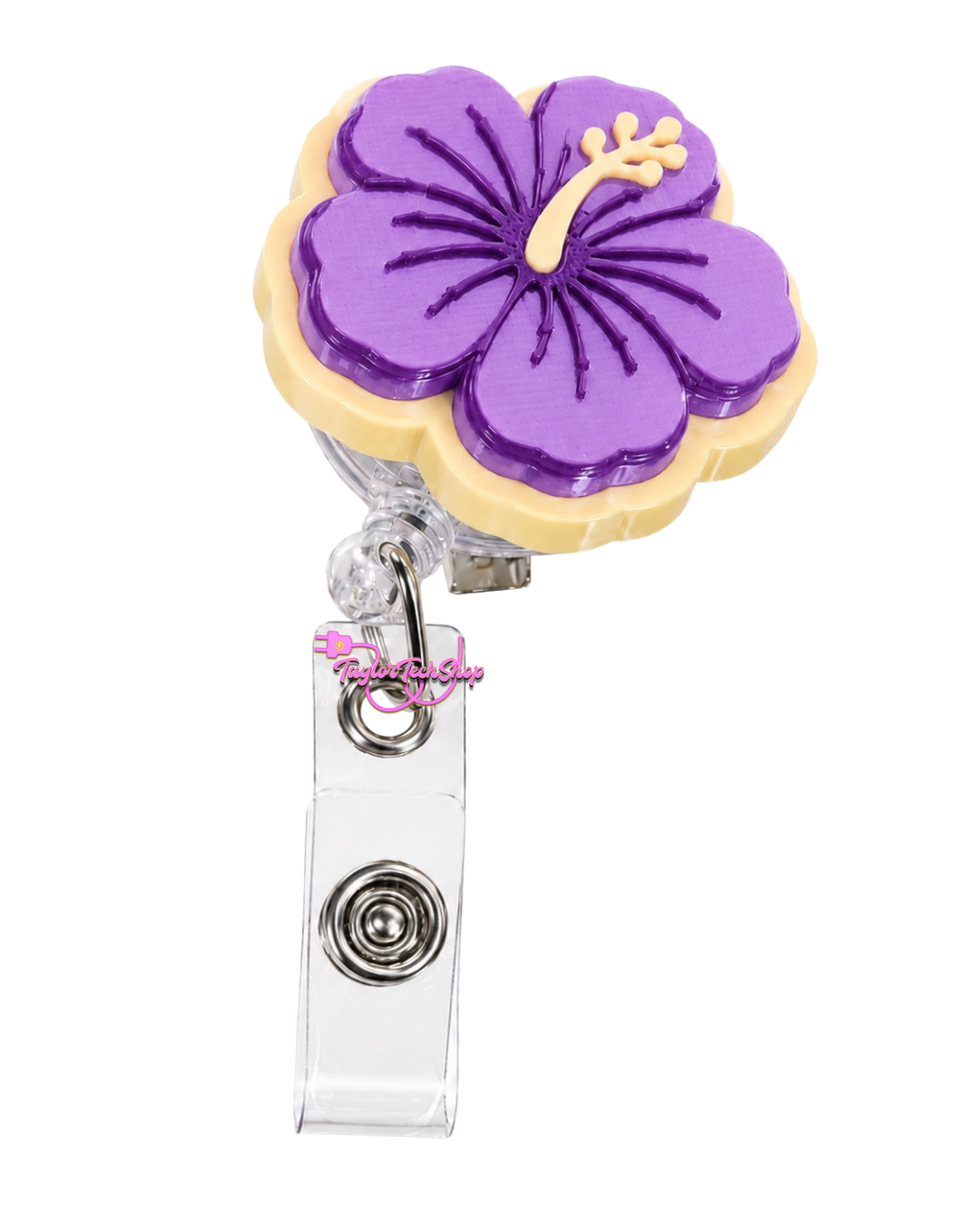 Hibiscus Badge Reel