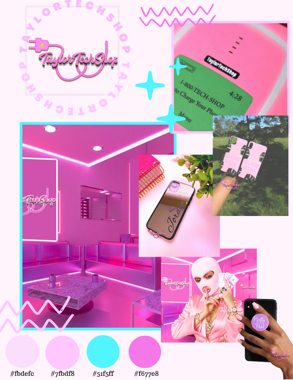 Mood Board Creation - TaylorTechShop LLC