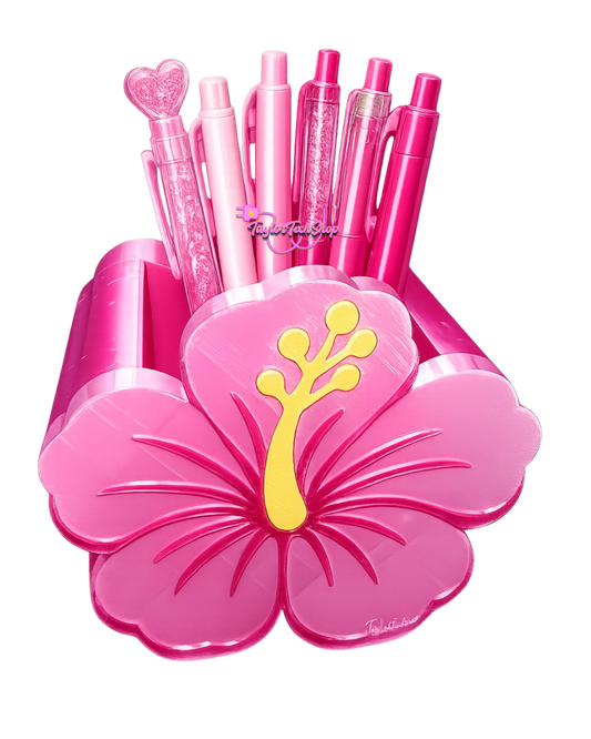 Hibiscus Pen Holder