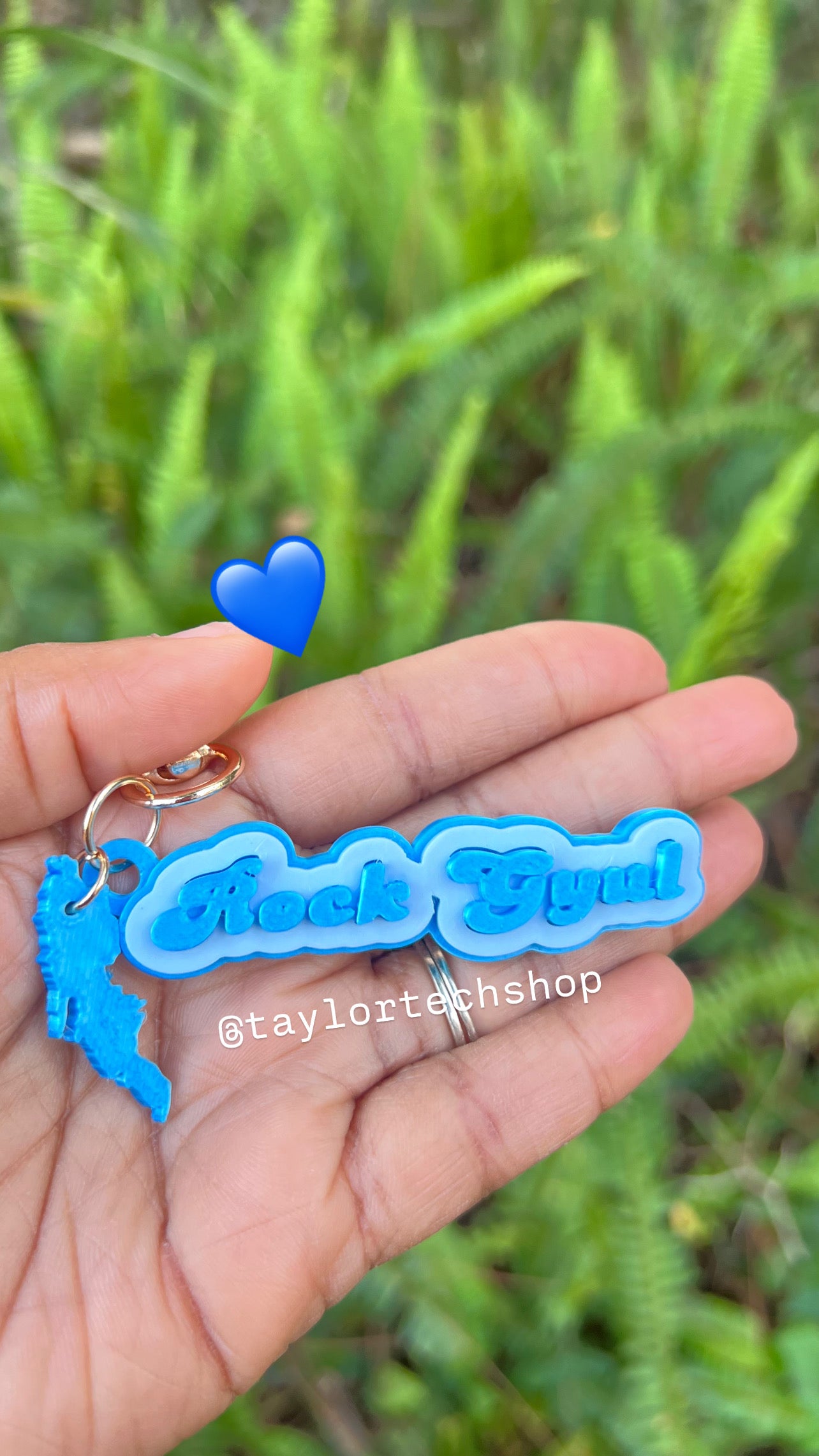 Rock Gyul Keychain