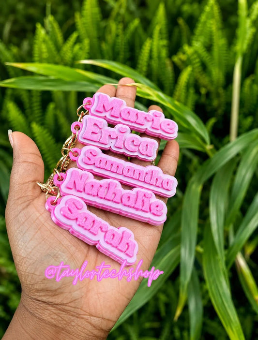 Custom Name Keychain