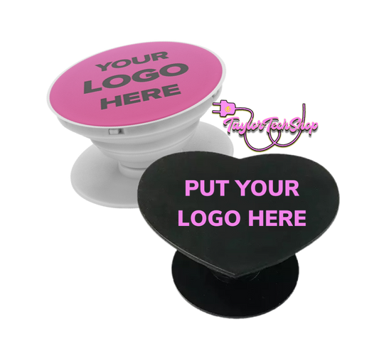 Logo Custom Phone Grip (W) - TaylorTechShop LLC