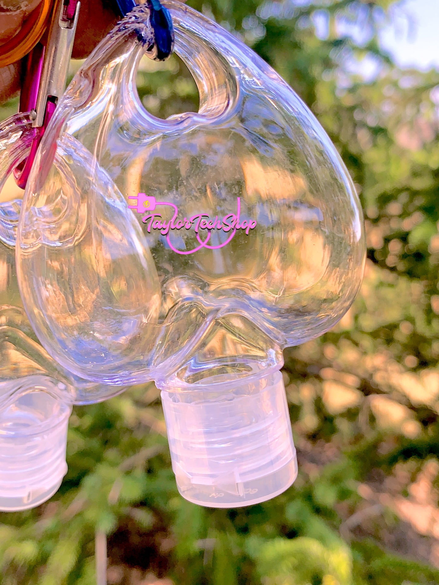 50 Hand Sanitizer Bottles(Heart Shaped) - TaylorTechShop LLC