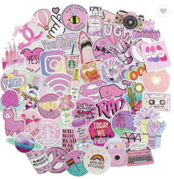 Pink Aesthetic Stickers - TaylorTechShop LLC