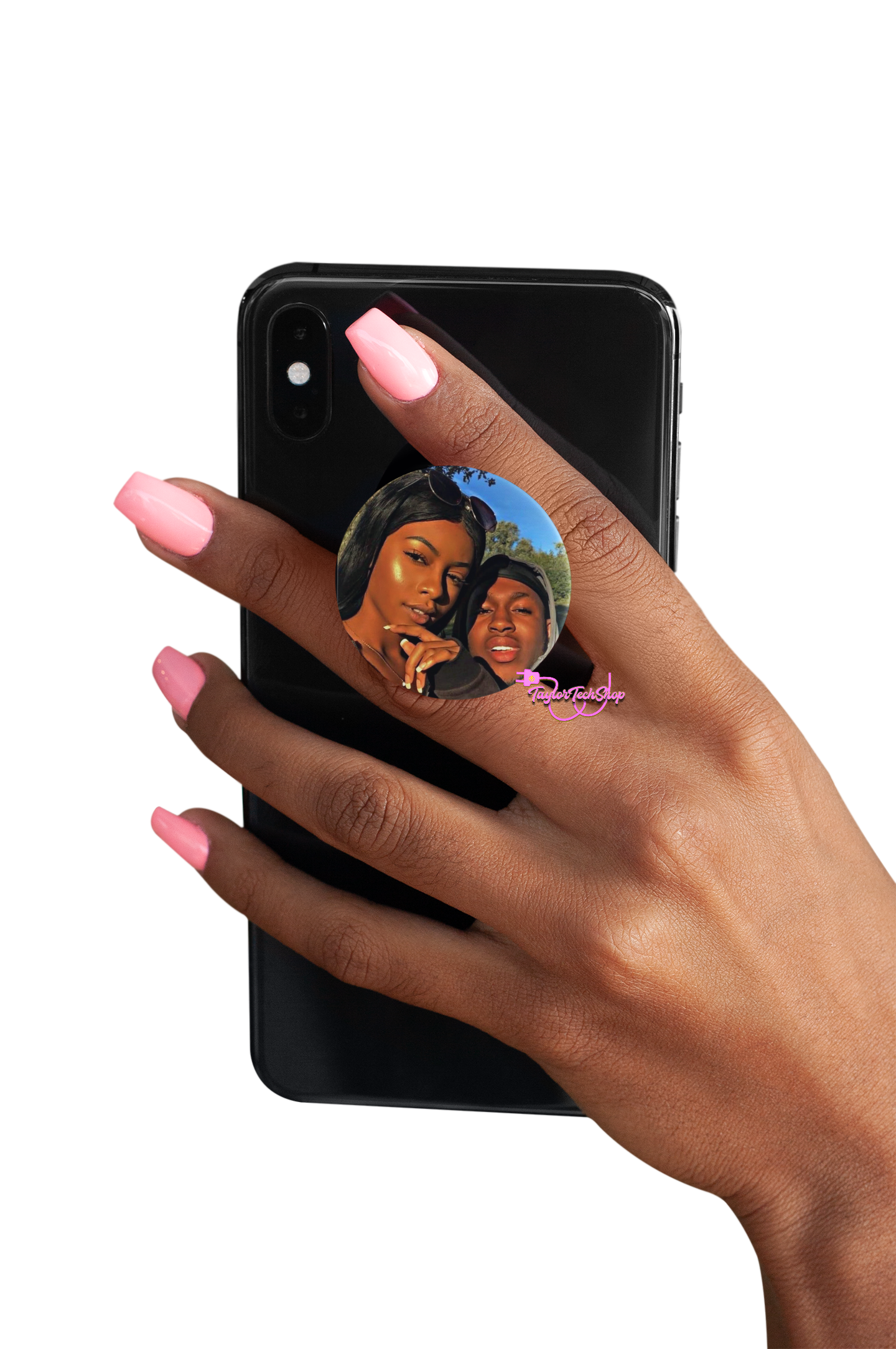 His & Hers Custom Phone Grip - TaylorTechShop LLC