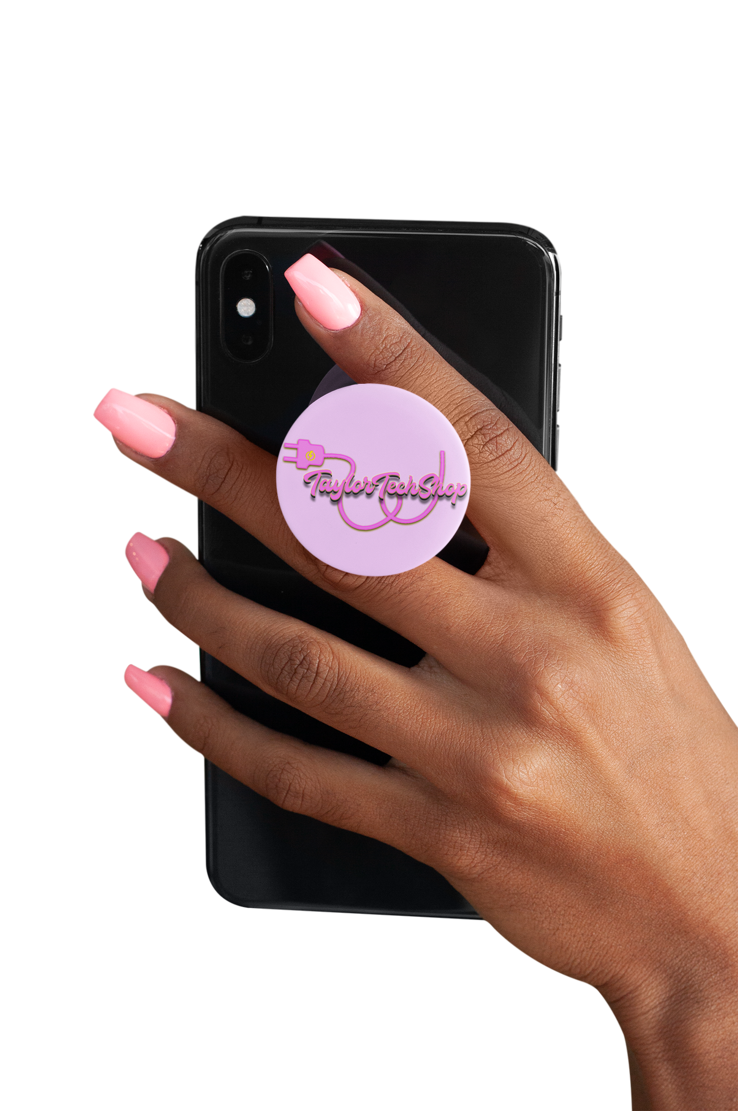 Logo Custom Phone Grip (W) - TaylorTechShop LLC
